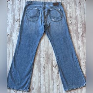 BKE Buckle Y2K Relax Fit Jeans Mens 34 X 29.5 Light Denim Bootcut